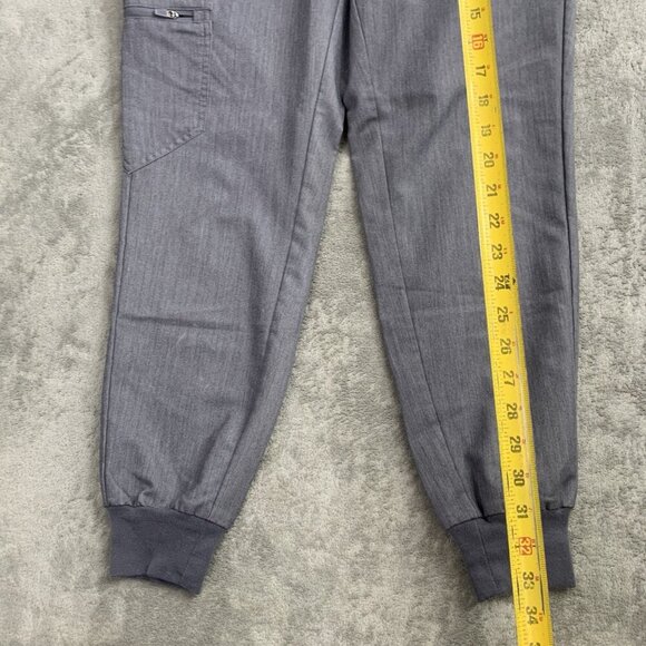 Figs Scrub Pants Womens XS Petite Zamora Jogger Nurse Workwear Graphite Medical - Picture 3 of 16